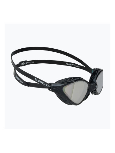 Огледални очила за плуване BuddySwim OzeanX Mirror black / silver