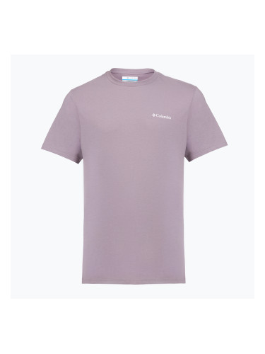 Мъжка тениска Columbia CSC Outdoor Back Graphic shale purple/scoped view