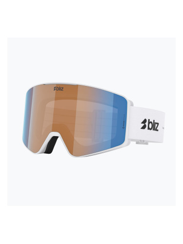 Скиорски очила Bliz G001 matte white/non orange/blue multi