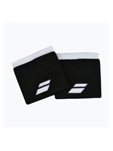 Хавлиен накитник Babolat Logo Wristband  2 бр. black/white