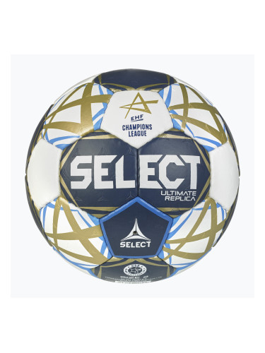 Хандбална топка SELECT Replica EHF Champions League black/white размер 3