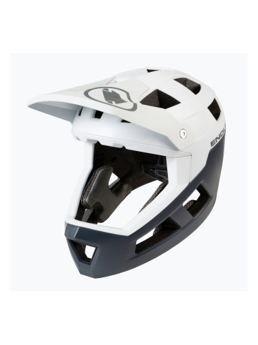 Endura Singletrack Full Face MIPS каска за велосипед бяла