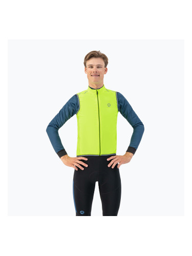 Мъжка колоездачна жилетка Rogelli Core fluor
