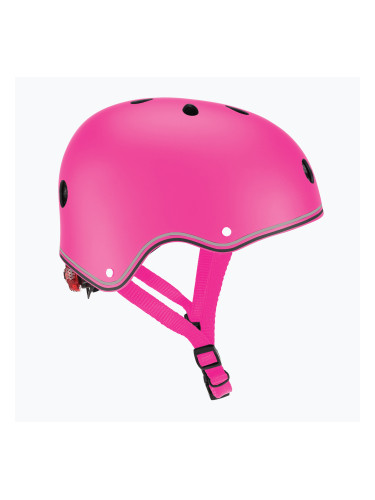 Детска каска Globber Primo в тъмнорозов цвят