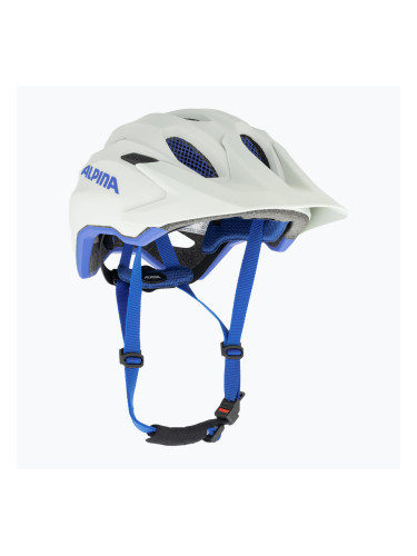 Детска велосипедна каска Alpina Carapax smoke grey/blue matt