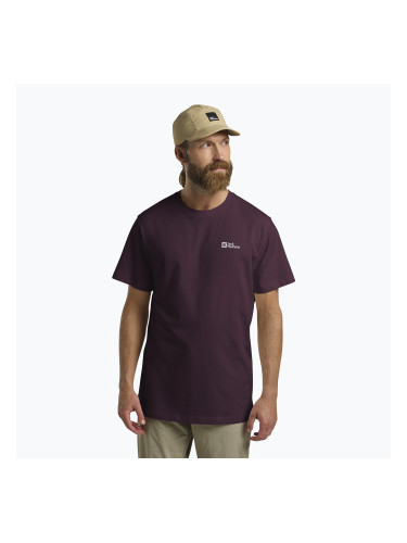 Мъжка тениска Jack Wolfskin Essential amaranth