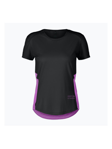 Дамска тениска за бягане SCOTT Endurance Tech black/liquid purple