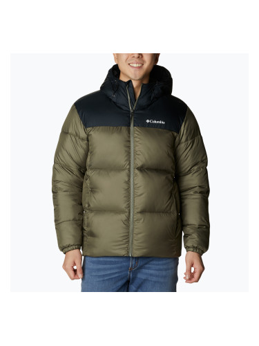 Мъжко пухено яке Columbia Puffect II Hooded stone green/ black