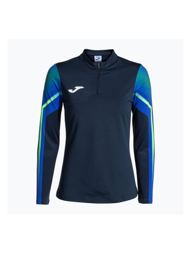 Дамски суитшърт за бягане Joma Elite XI navy/fluor green