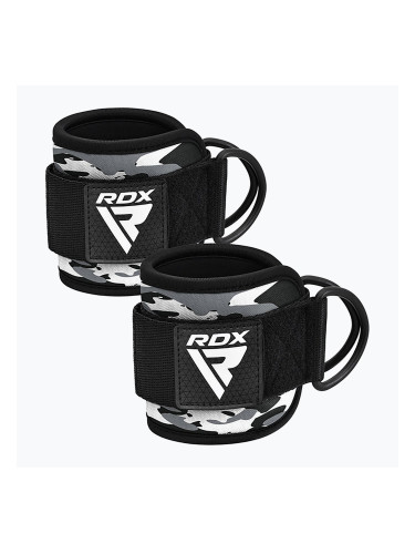 Каишки с кука за глезена RDX A4 Ankle Straps For Gym Cable Machine grey