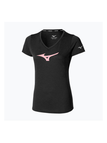 Дамска тениска за бягане Mizuno Core Runbird Tee black/mauve