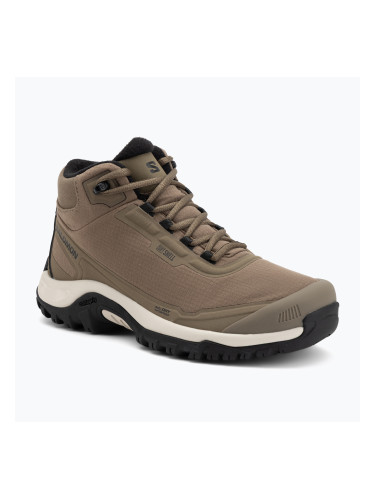 Мъжки обувки за трекинг Salomon Shelter WP stone gray/black/rainy day