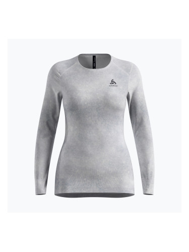 Дамска термоактивна блуза с дълъг ръкав ODLO Active Warm X Pow Bl Top Crew Neck odlo silver grey