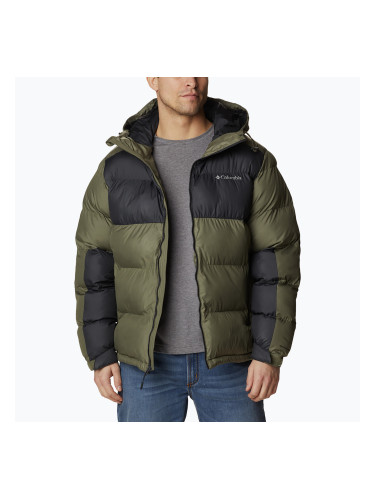 Мъжко пухено яке Columbia Pike Lake II Hooded stone green/ shark 399
