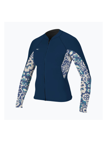 Дамско неопреново яке O'Neill Bahia 1/0.5 mm Full-Zip french navy/christina flor
