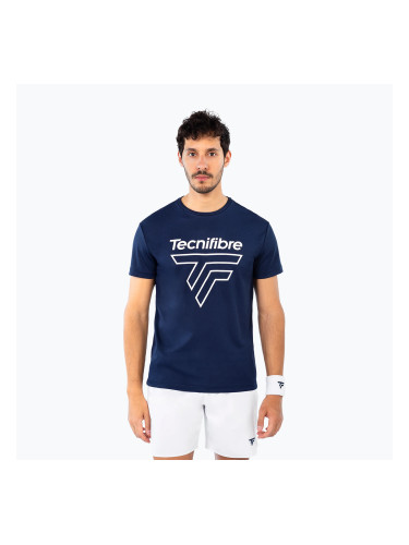 Мъжка тениска за тенис Tecnifibre Team Corpo Tee marine