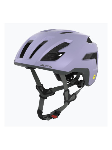 Велосипедна каска Alpina Taunus Gravel MIPS lilac matt