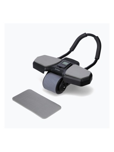 Автоматично колело за упражнения на коремни мускули с опора HMS KA10 черно