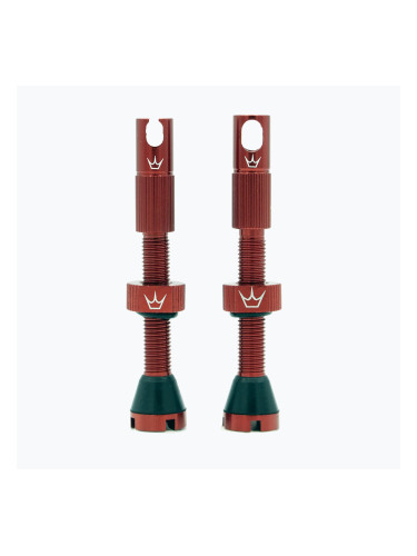 Peaty's X Chris King Mk2 безкамерни вентили PTV2-42-RED-12 комплект преста вентили червен 83776