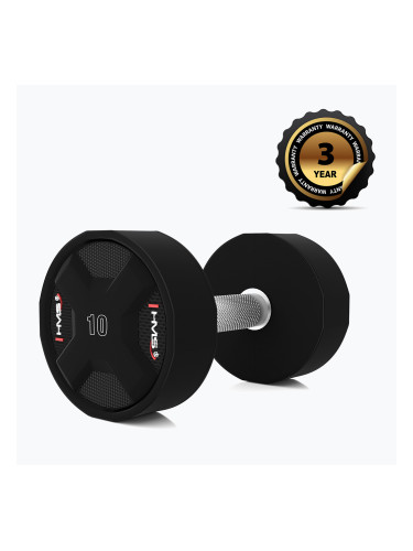 HMS HPC дъмбел 1 бр. 10 кг черен