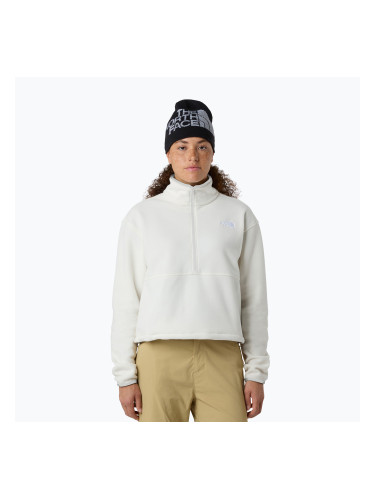 Дамски суитшърт The North Face Glacier Fleece 1/2 Zip Short white dune