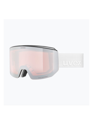 Скиорска маска Uvex Lace Attract FM white matt/mirror silver