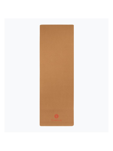 Подложка за упражнения Sveltus Cork Yoga mat natural/ lilac