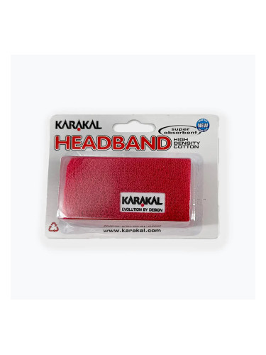 Лента за глава Karakal Headband red