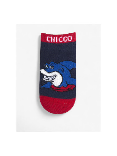 CHICCO 1-Pair Kids Socks Dark Blue/Red