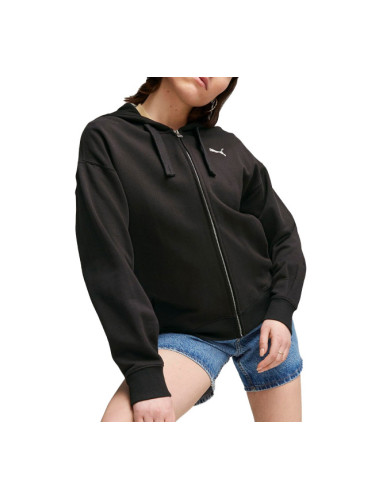 PUMA Her Full-Zip Hoodie Black W