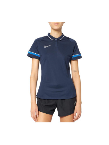 NIKE Dri-Fit Academy 21 Short Sleeve Polo Navy