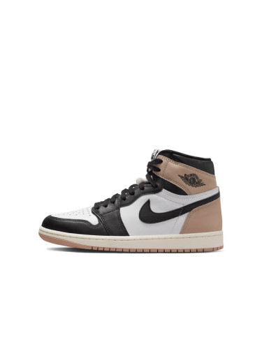 NIKE Air Jordan 1 High Shoes White/Latte