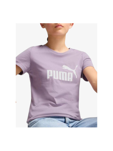 PUMA Essentials Logo Tee Purple