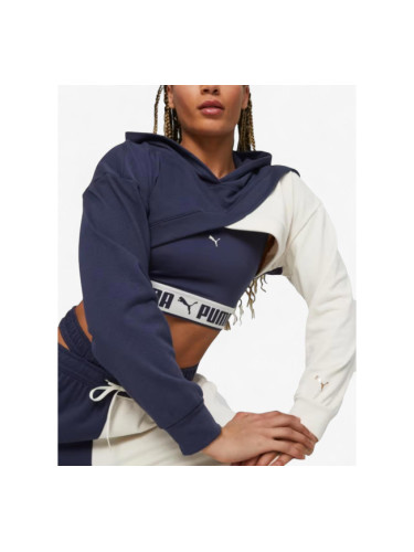 PUMA Fit Move Crop Hoodie Navy