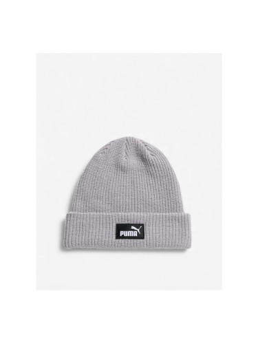 PUMA Essentials High Crown Beanie Grey