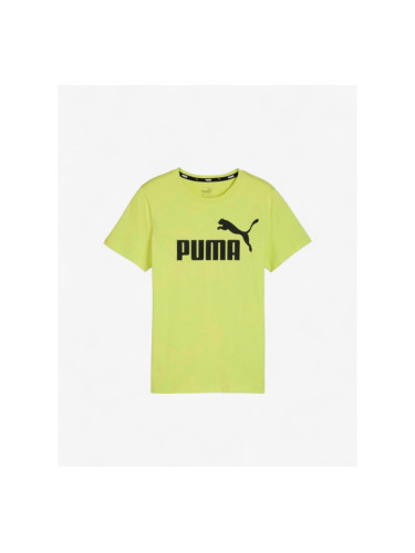 PUMA Essentials Logo Tee Yellow B