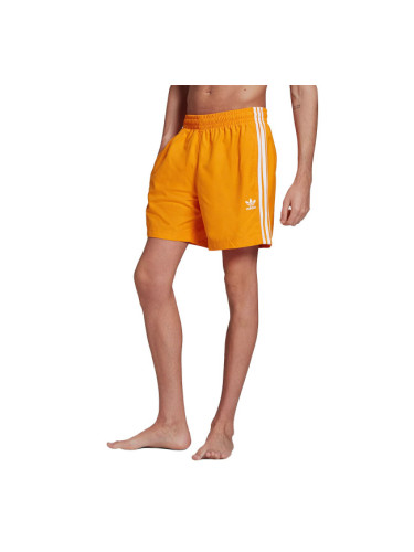 ADIDAS Adicolor Classics 3-Stripes Swim Shorts Orange