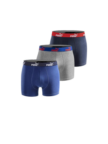 PUMA 3-Packs Boxer Shorts Sodalite Blue