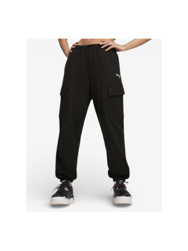 PUMA Dare To Relaxed Cargo Sweatpants Black