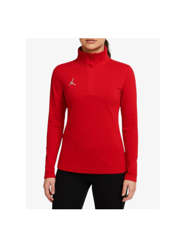 NIKE Jordan Dri-fit 1/4 Zip Top Red