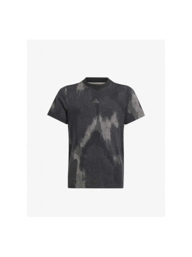 ADIDAS Spotswear Future Icons All Over Print Tee Black