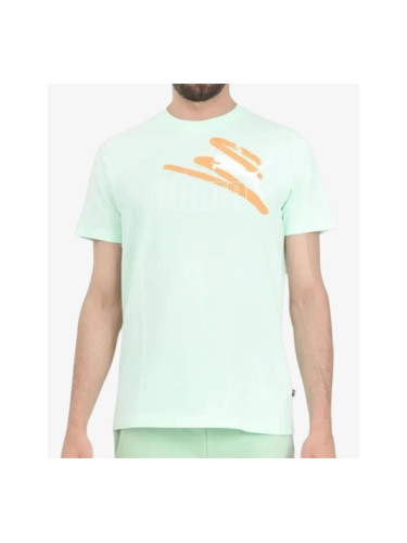 PUMA Essentials+ Logo Lab Summer Tee Green