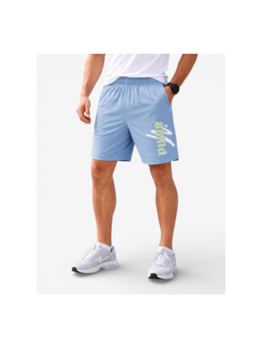 PUMA Essentials Logo Lab Shorts Blue