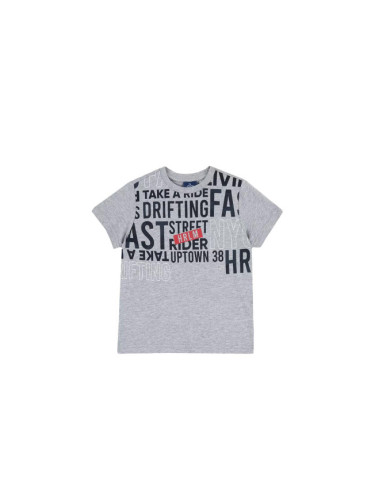 CHICCO Boys Letters Tee Light Grey