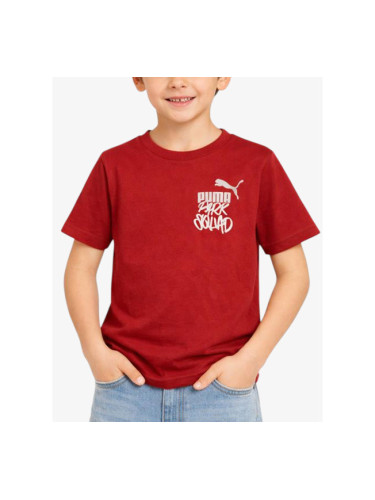 PUMA Essentials Mid 90S Graphic Tee Burgundy