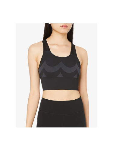 ADIDAS x Marimekko Aeroknit Long-Line Bra Black