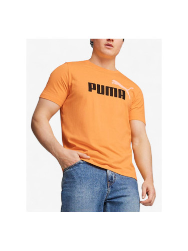 PUMA Essentials+ 2 Color Logo Tee Orange