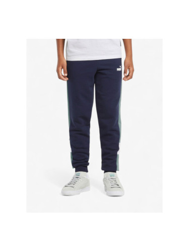 PUMA Essentials+ Colorblock Pants Navy