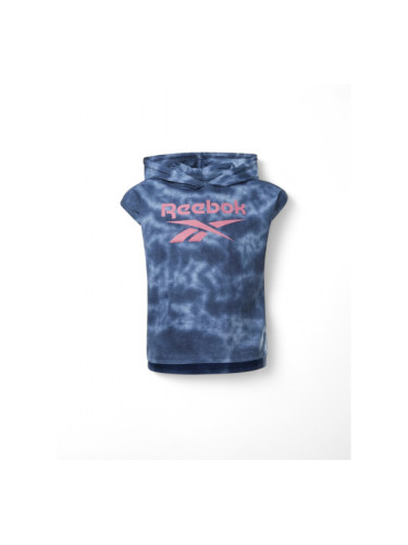 REEBOK Tie-Dye Hooded Tee Blue
