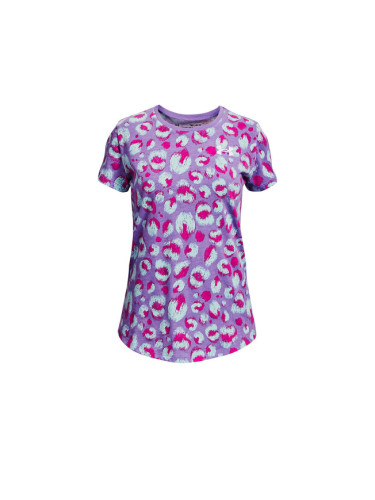 UNDER ARMOUR Live Fierce Instinct Prnt Tee Purple